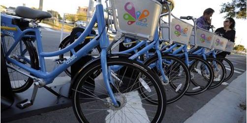 Coast bike share bikes