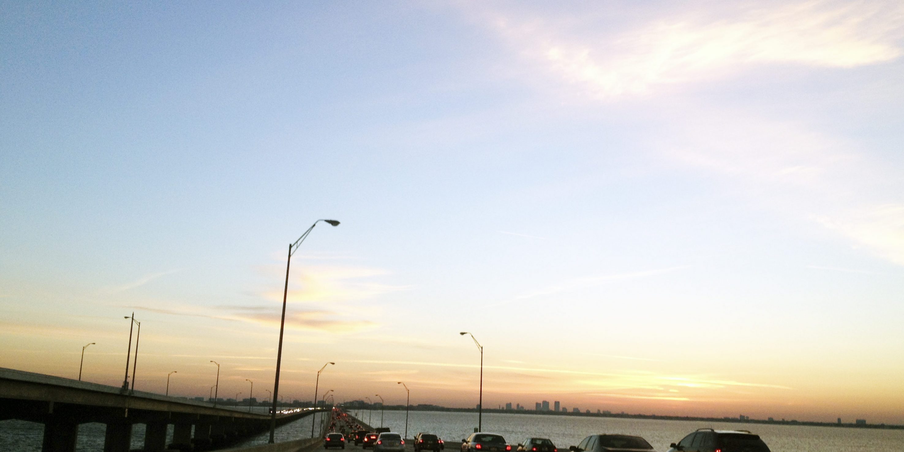northbound Howard Frankland Bridge