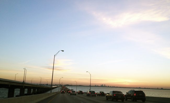 northbound Howard Frankland Bridge