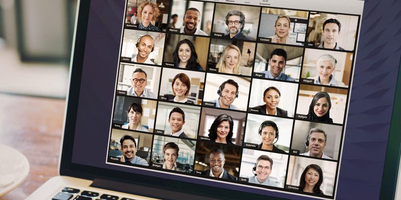 image of people videoconferencing