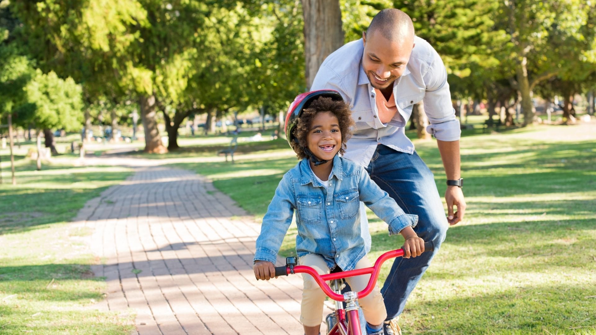 african american girl biking