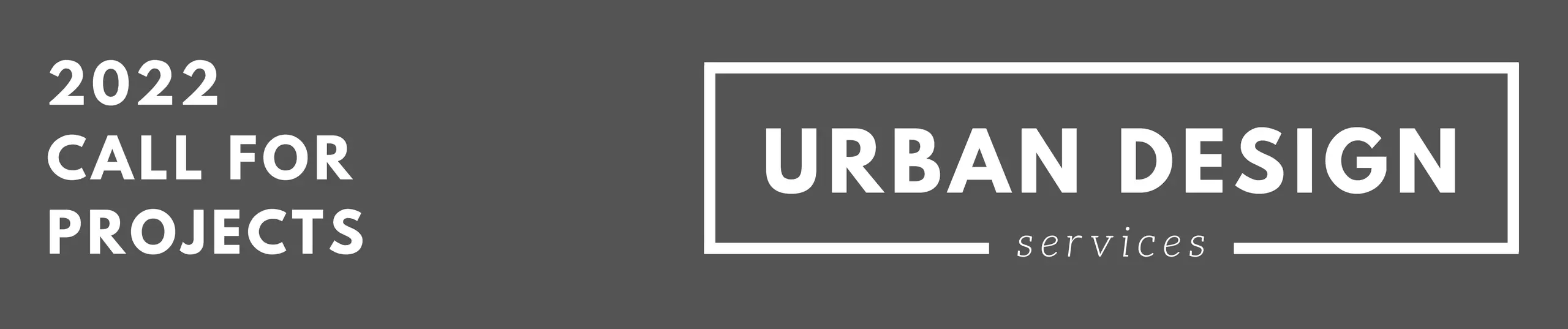 call for projects urban design