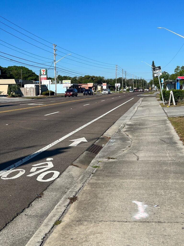 Drew Street with Bike Lane
