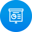 blue diagram icon